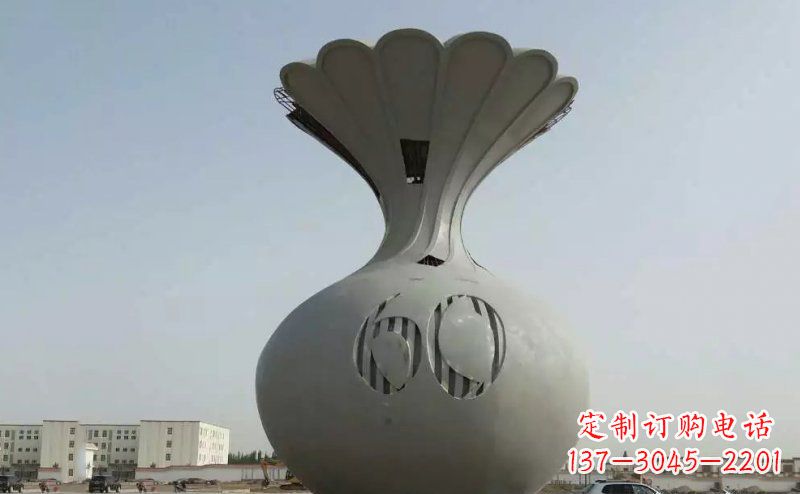廊坊不锈钢花篮雕塑精美绝伦