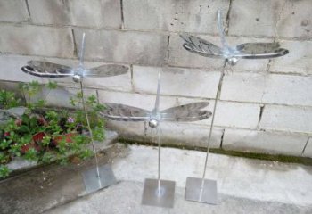 廊坊动物雕塑不锈钢蜻蜓的精美镜面