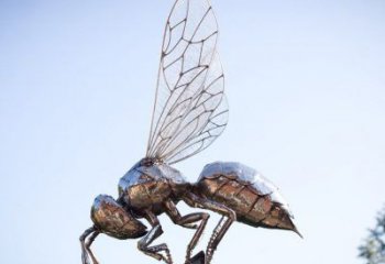 廊坊不锈钢公园蜜蜂雕塑精彩纷呈的自然之美