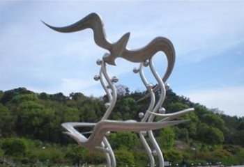 廊坊海鸥雕塑传递自然之美