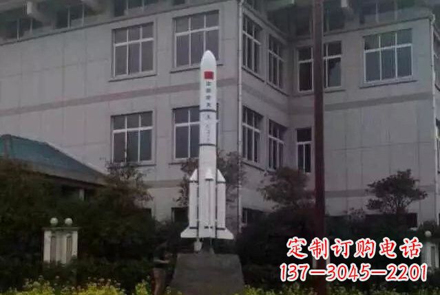 廊坊不锈钢火箭雕塑给城市带来无限美