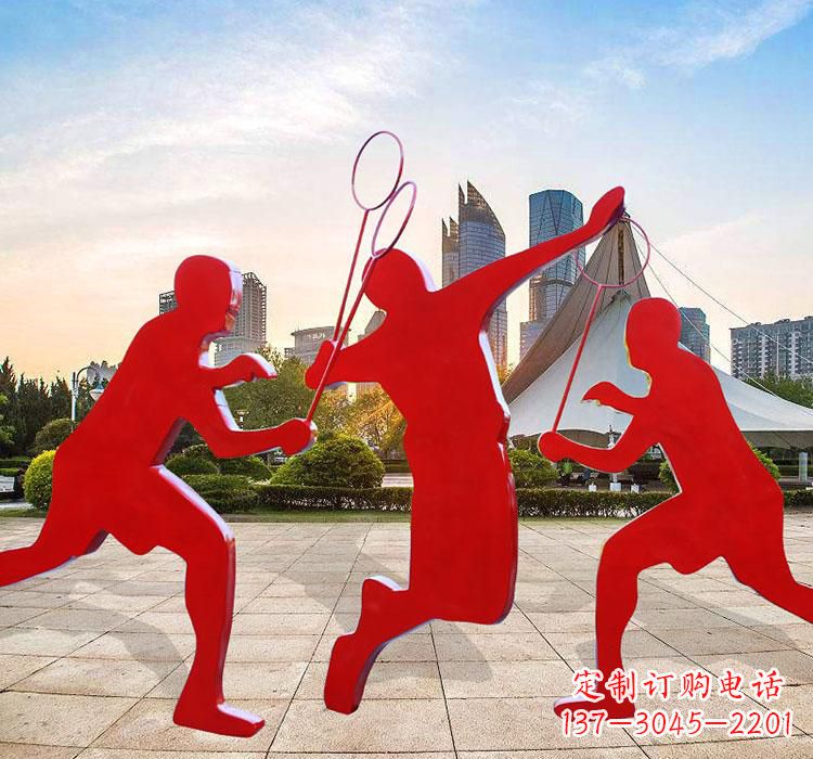 廊坊不锈钢羽毛球雕塑艺术与运动的完美结合