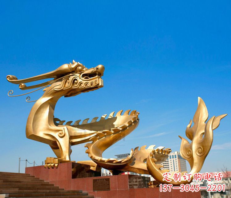 廊坊不锈钢金龙——雕塑之美