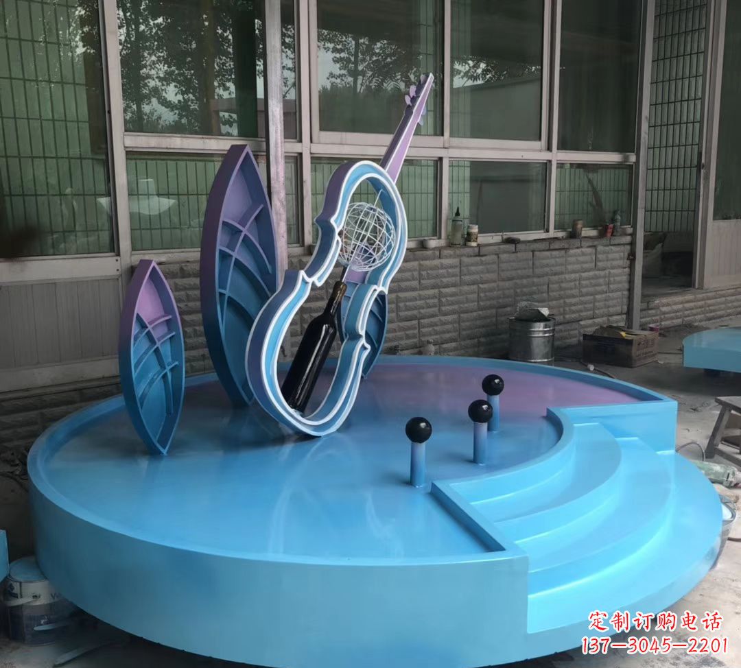 廊坊大提琴雕塑精致的艺术瑰宝