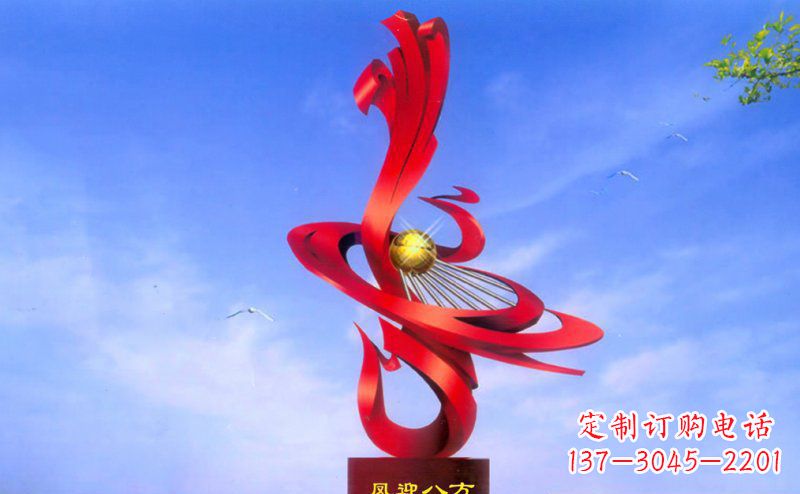 廊坊不锈钢孔雀雕塑——迎接八方美好