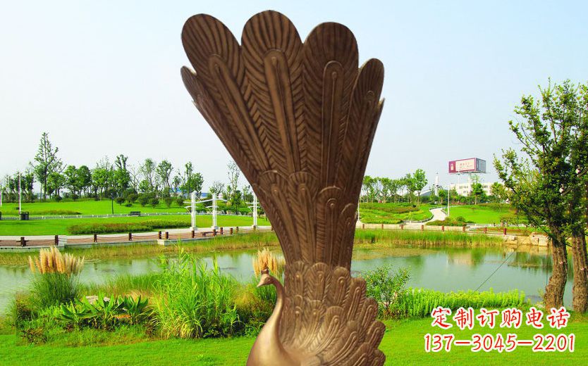 廊坊不锈钢孔雀展翅高飞