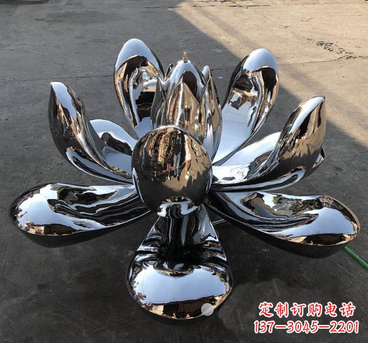 廊坊不锈钢莲花雕塑精美优雅