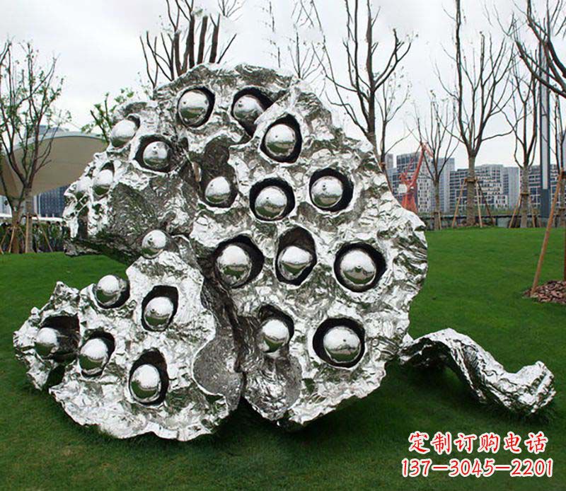 廊坊不锈钢莲蓬雕塑——精美极致的艺术品