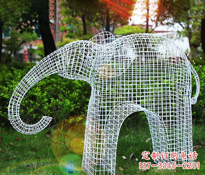 廊坊不锈钢大象雕塑给城市带来美丽的艺术