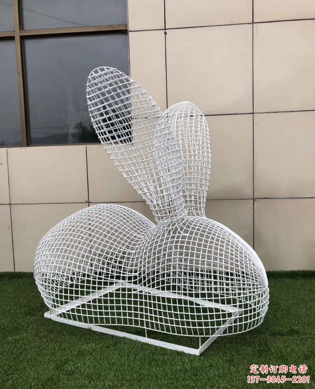 廊坊不锈钢镂空动物雕塑精致美观的艺术品