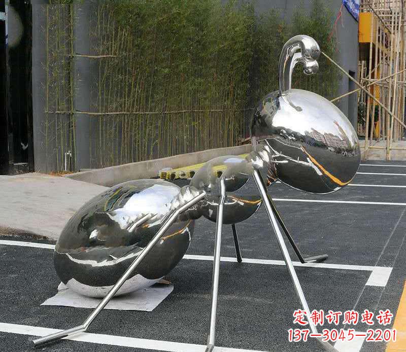 廊坊不锈钢蚂蚁雕塑——艺术的融合
