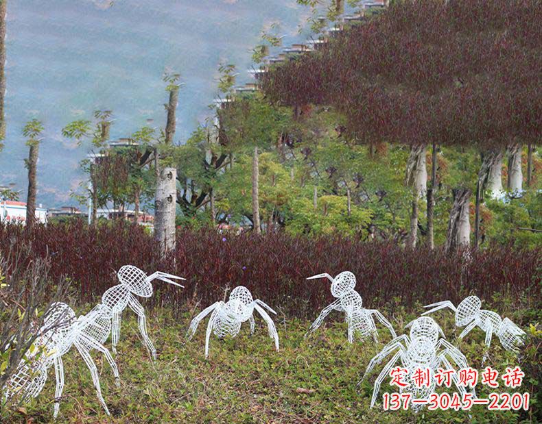 廊坊不锈钢蚂蚁镂空雕塑艺术与自然的完美结合
