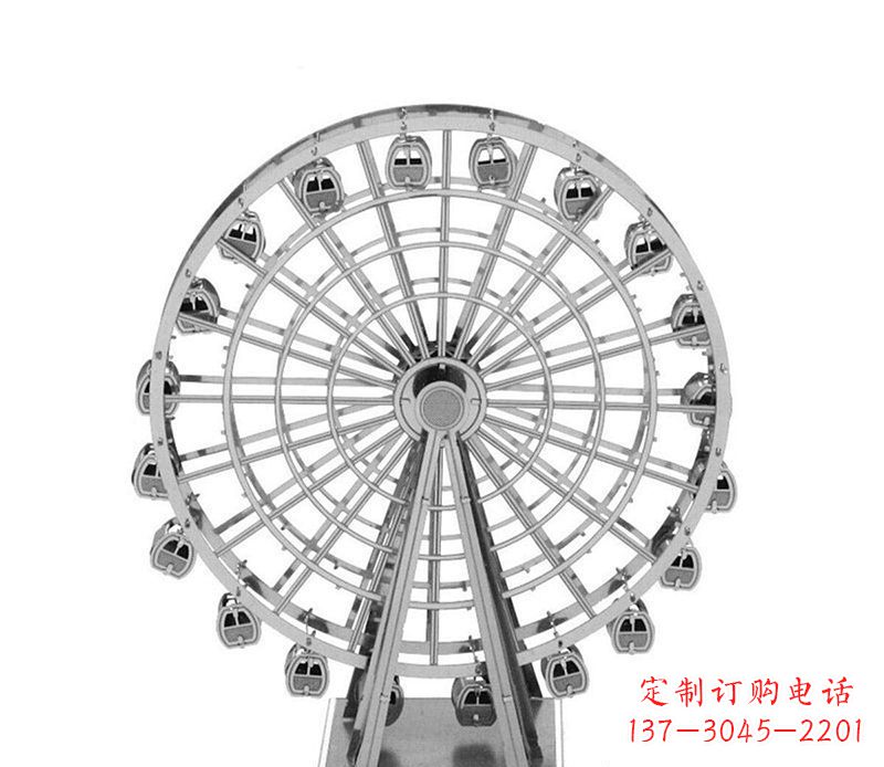 廊坊不锈钢摩天轮雕塑引领城市风采