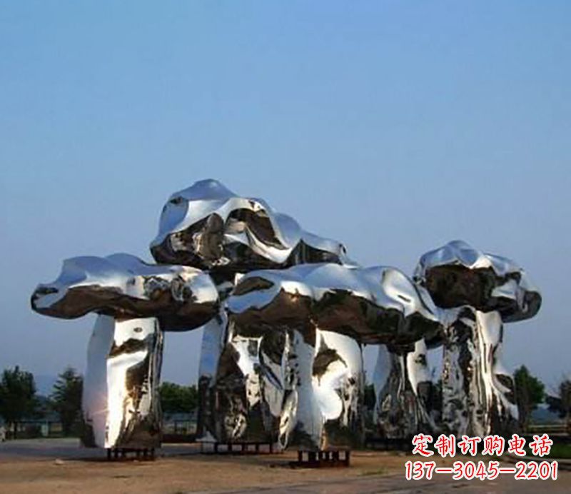 廊坊不锈钢蘑菇雕塑——一次惊艳的艺术之旅