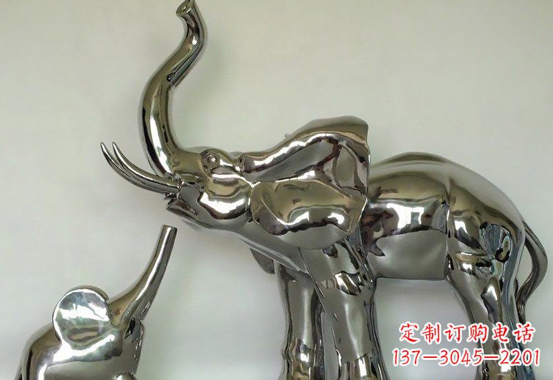 廊坊不锈钢大象雕塑