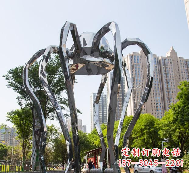 廊坊精致的不锈钢螃蟹雕塑