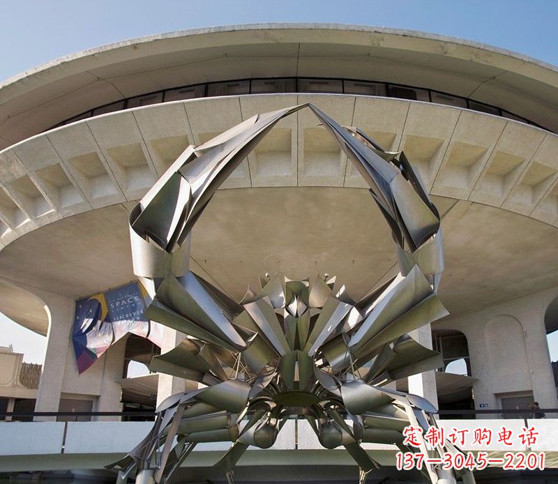 廊坊不锈钢螃蟹雕塑美观耐候的户外装饰
