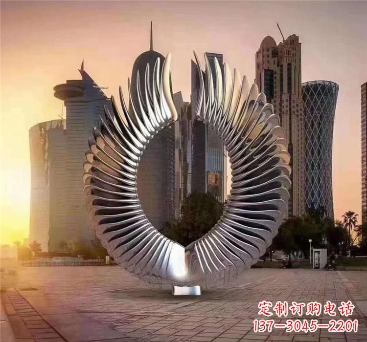 廊坊不锈钢喷泉雕塑灵动的艺术美学