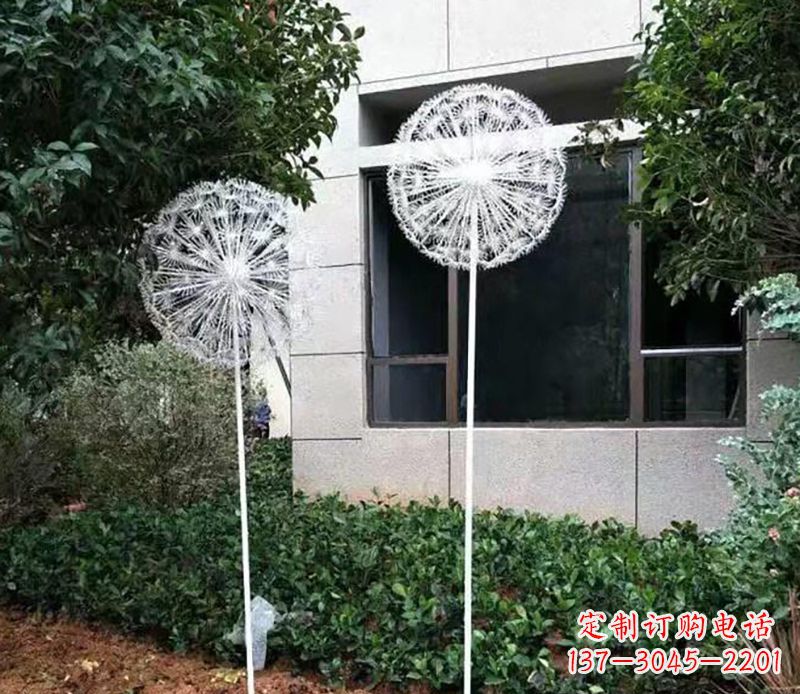 廊坊不锈钢蒲公英雕塑绚丽多彩