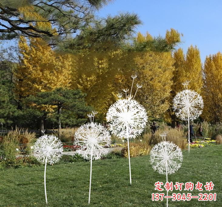 廊坊不锈钢蒲公英景观雕塑艺术与美的完美结合