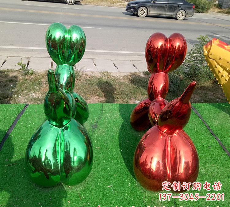 廊坊不锈钢气球狗雕塑