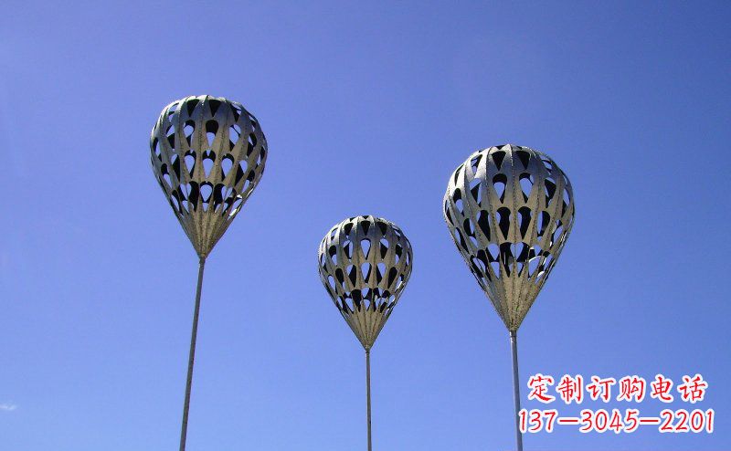廊坊不锈钢气球雕塑把美丽带回大自然
