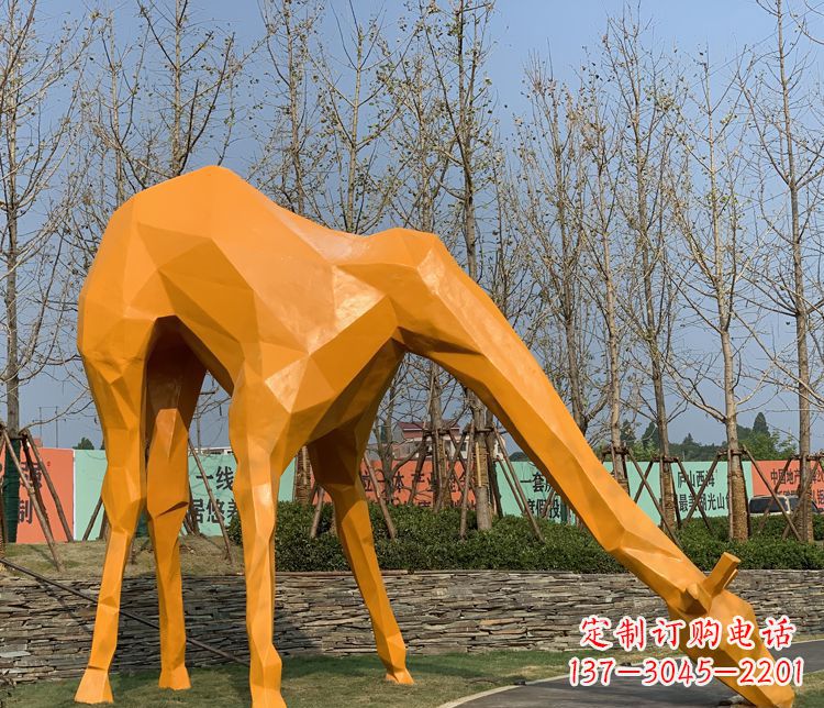 廊坊不锈钢雕刻的精美动物雕塑