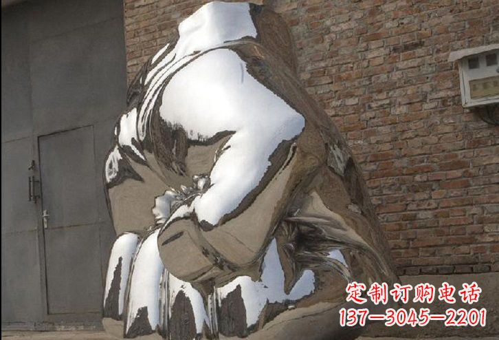 廊坊不锈钢拳头雕塑给人以力量的象征