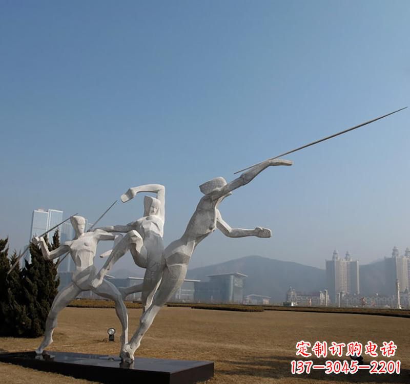 廊坊不锈钢标枪雕塑