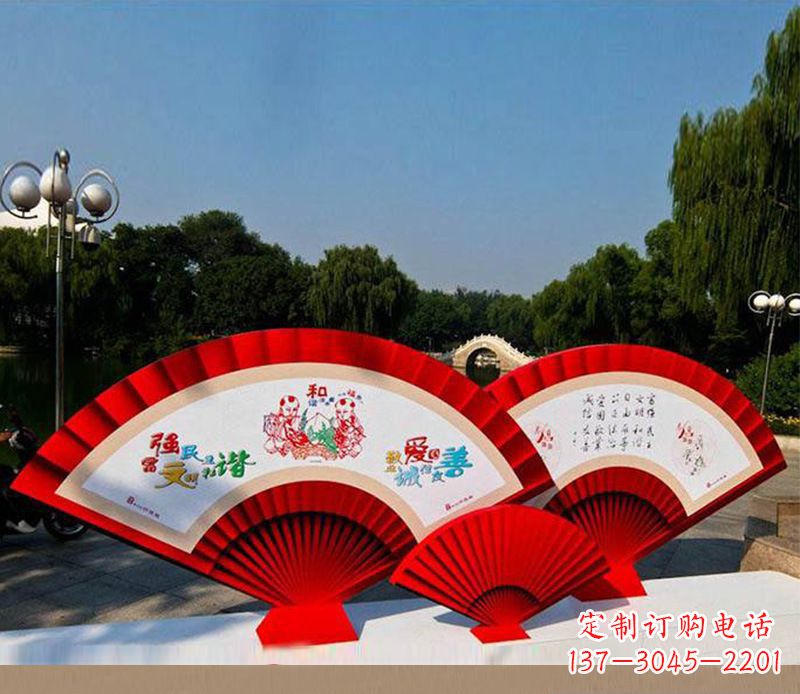 廊坊不锈钢价值观雕塑——见证社会主义核心价值观
