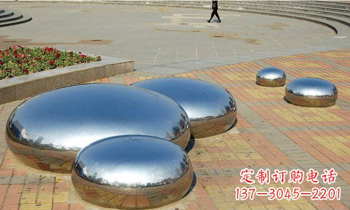 廊坊不锈钢水滴雕塑艺术与美的完美结合