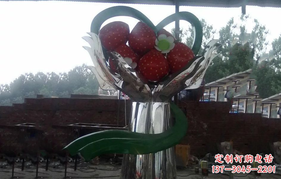 廊坊不锈钢水果雕塑精美绝伦