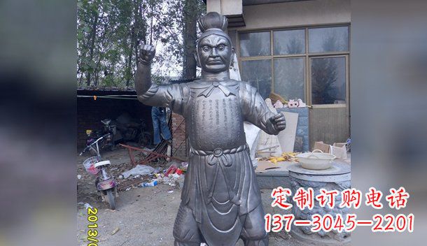 廊坊不锈钢四大天王雕塑神圣守护者