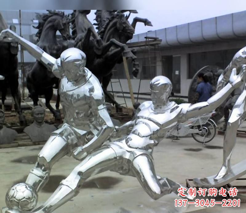 廊坊足球运动雕塑