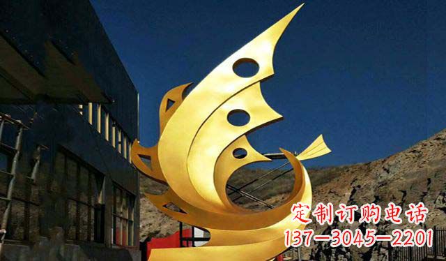 廊坊不锈钢铁艺凤凰雕塑精美绝伦
