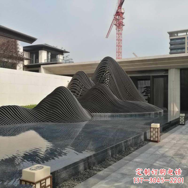 廊坊不锈钢铁艺假山艺术性的美化