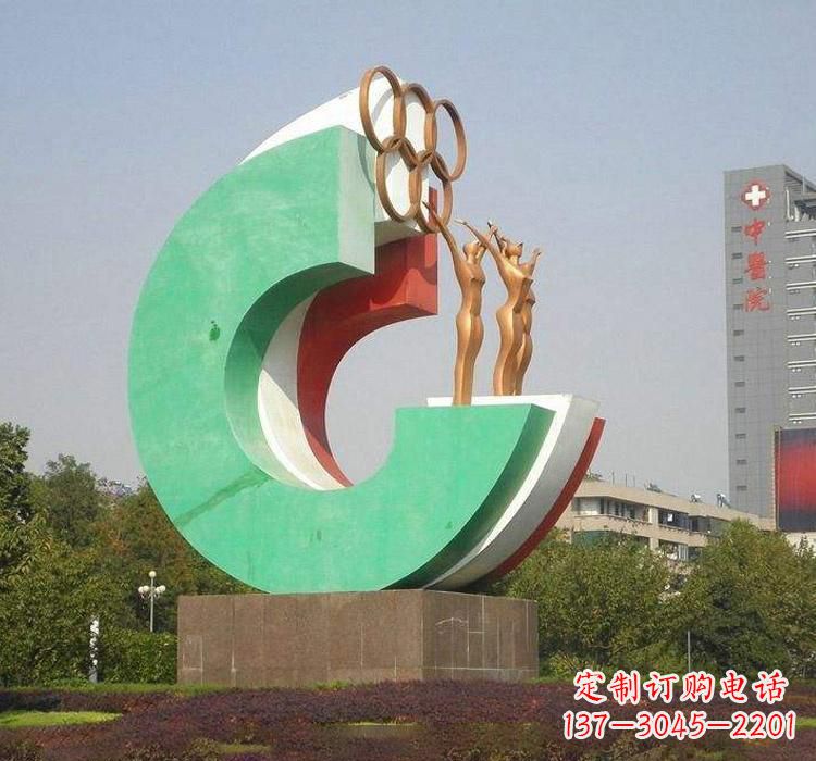 廊坊勇于拼搏的运动员雕塑