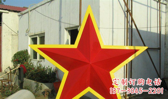 廊坊不锈钢五角星雕塑——高耸入云的精美艺术