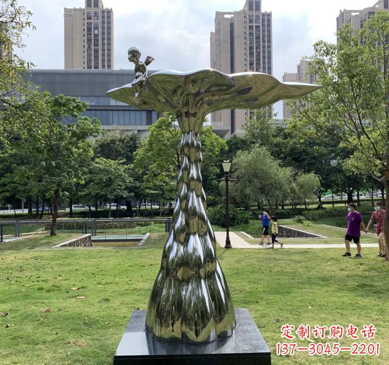廊坊不锈钢现代水滴雕塑美轮美奂的艺术精品