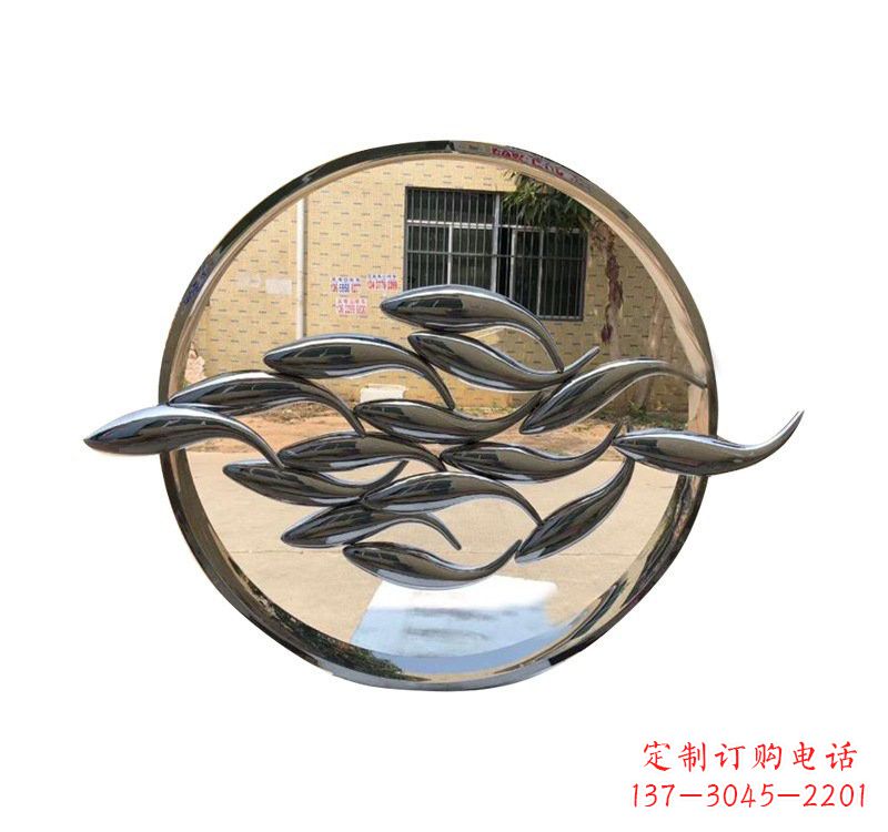 廊坊不锈钢圆环雕塑精美完美的艺术之作