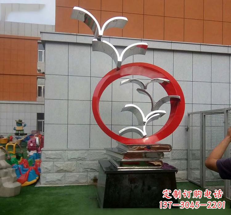 廊坊不锈钢书籍雕塑校园的精美装饰