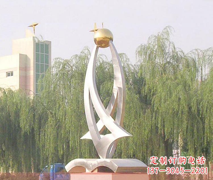 廊坊铭记校园美好——不锈钢书籍雕塑