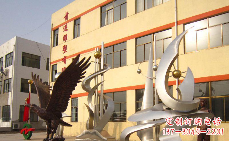 廊坊不锈钢雄鹰雕塑