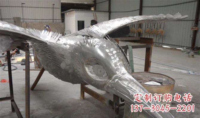 廊坊不锈钢雄鹰展翅——自由之翼的象征