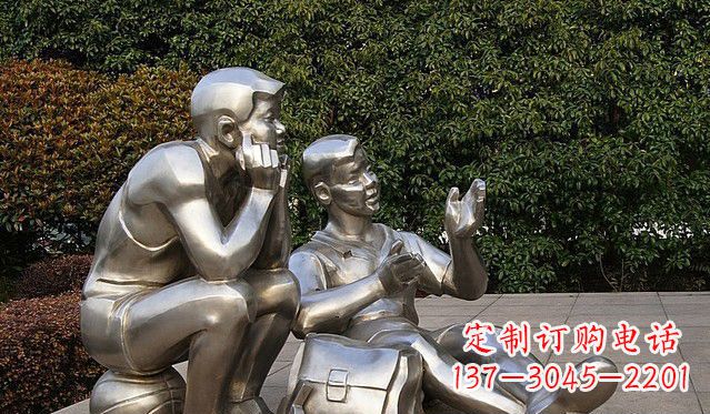 廊坊不锈钢的学生雕塑