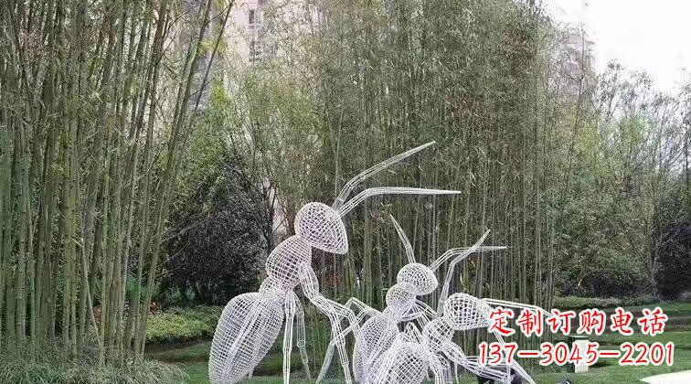 廊坊不锈钢艺术蚂蚁雕塑