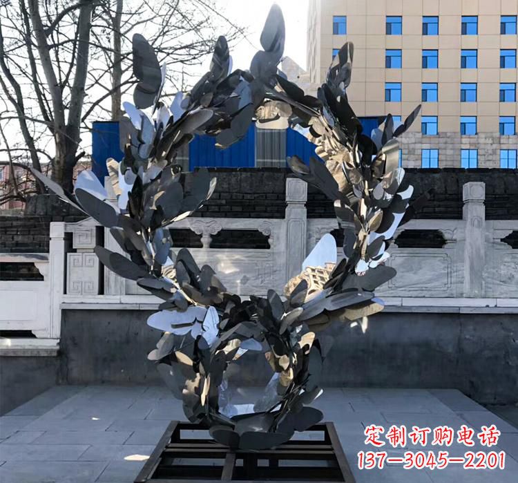 廊坊不锈钢蝴蝶之美——不锈钢艺术蝴蝶景观雕塑