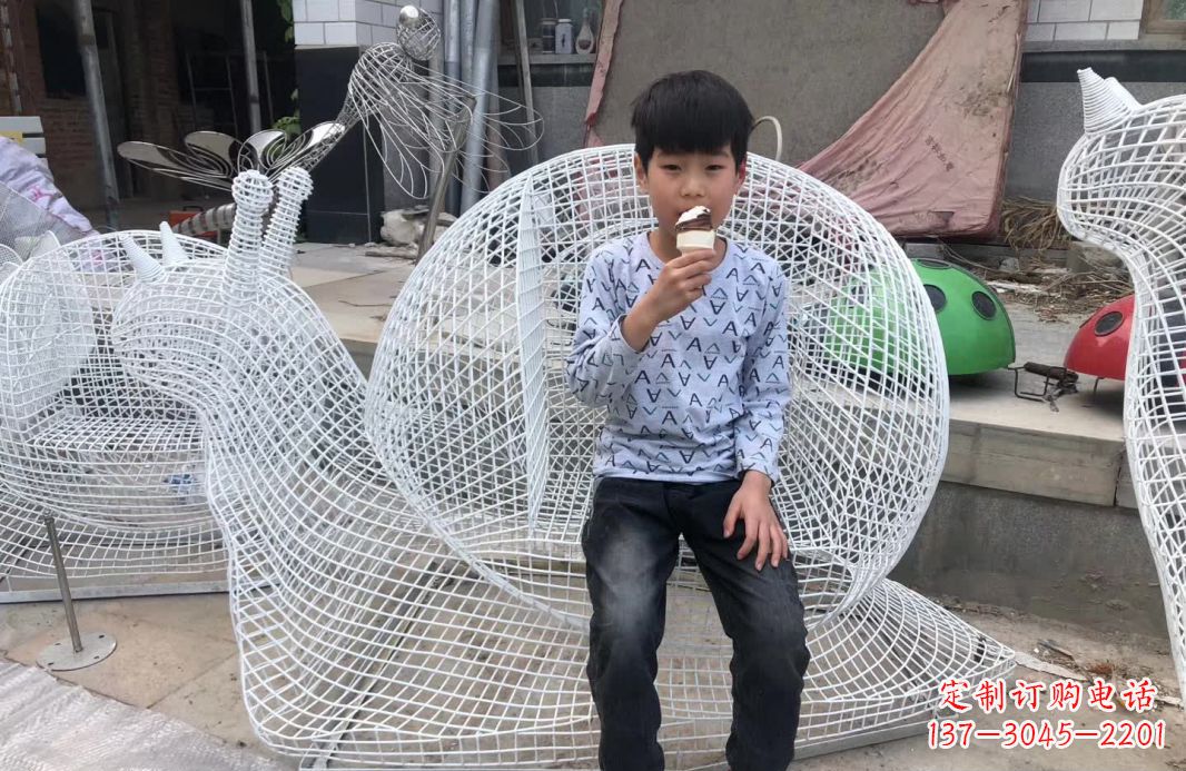 廊坊精美不锈钢蜗牛雕塑