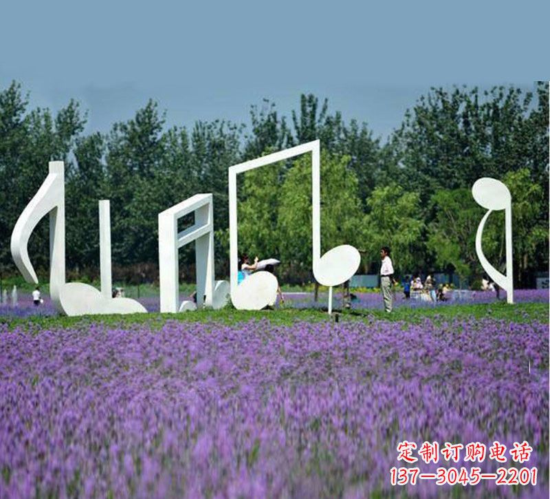 廊坊不锈钢音符雕塑音乐与艺术的完美结合