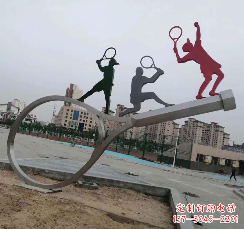 廊坊不锈钢羽毛球雕塑精美的艺术装点